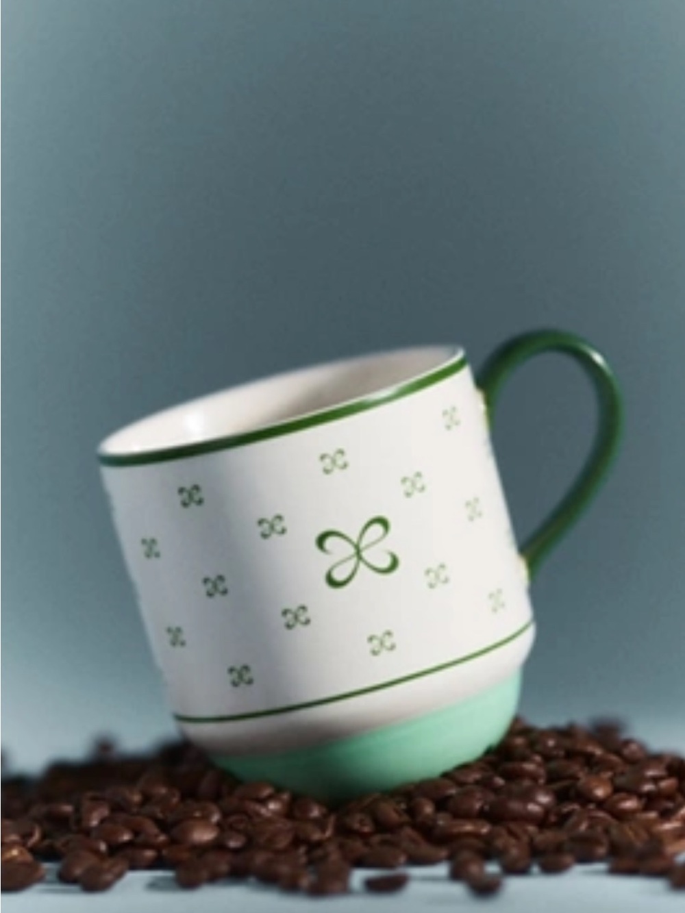 NWT Anthropologie Maeve Stoneware Mug Mint